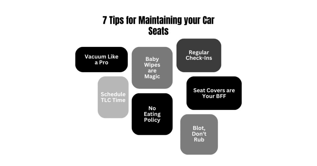 7 tips for maintaining your car seats