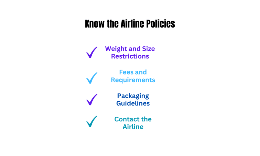 Know the airline policies